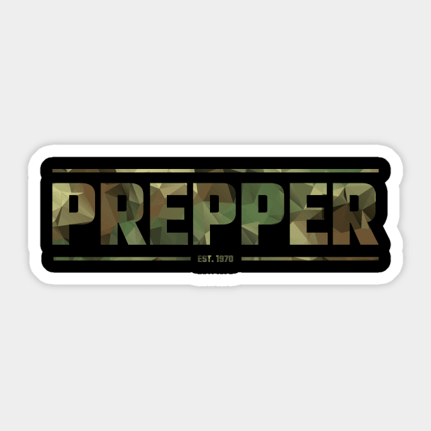 Prepper survivalist Sticker by SNZLER